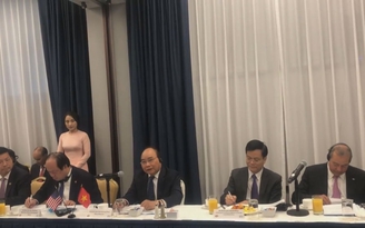 Thủ tướng Nguyễn Xuân Phúc đối thoại với các doanh nghiệp hàng đầu Hoa Kỳ
