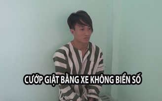 Cái kết cho hai thanh niên cướp giật, trộm cắp đi xe không biển số