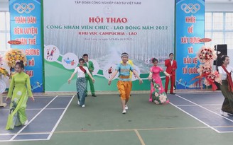 Tập đoàn Công nghiệp cao su Việt Nam khai mạc Hội thao khu vực Campuchia – Lào