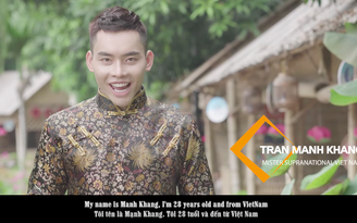 Biên tập viên VTV Mạnh Khang nói 3 ngôn ngữ trong clip Mister Supranational 2019