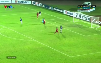 AFF Cup 2016: Myanmar vs Campuchia 3 - 1