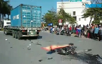 Vợ chồng cụ già thương vong vì tai nạn giao thông