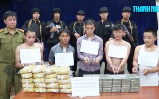 Cận cảnh 40 bánh heroin và 130.000 viên ma túy trong chuyên án 'khủng'