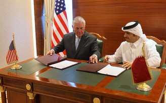 Ngoại trưởng Mỹ - Qatar ký thỏa thuận về chống khủng bố