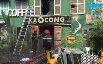 Cận cảnh nỗ lực chữa cháy ở quán cà phê Ka Cộng