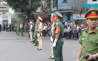 Thắt chặt an ninh tang lễ Chủ tịch nước Trần Đại Quang