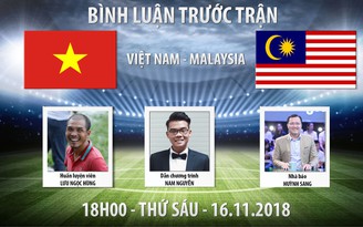 Bình luận AFF Cup: Việt Nam - Malaysia