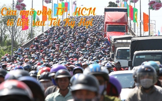 Cửa ngõ vào TP. HCM tê liệt sau Tết Kỷ Hợi