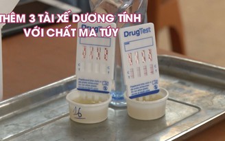 Kiểm tra hàng trăm xe khách, phát hiện thêm 3 tài xế dương tính với chất ma túy