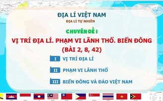 [ÔN THI THPT QUỐC GIA 2019] MÔN ĐỊA LÝ: Chuyên đề 1 - Việt Nam - Vị trí, phạm vi lãnh thổ, Biển Đông