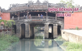 Chống đỡ khẩn cấp di tích Chùa Cầu