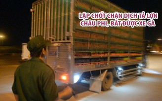 Lập chốt chặn dịch tả lợn châu Phi, bắt được xe gà ngay cửa ngõ Sài Gòn