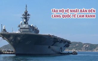 Hai tàu hộ vệ Nhật Bản đến Cảng quốc tế Cam Ranh
