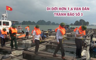 Quảng Ninh di dời hơn 16.000 dân tránh cơn bão số 3