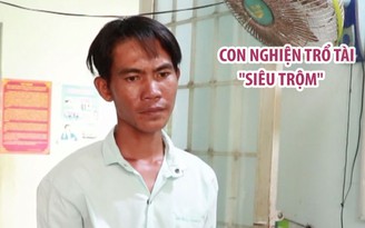 Nhìn thấy xe máy bên đường, con nghiện trổ tài "siêu trộm"