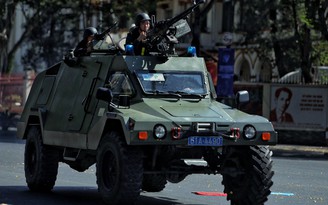 Cận cảnh vũ khí, khí tài “khủng” trong cuộc diễn tập chống khủng bố ở TP.HCM