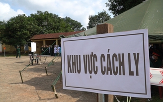 Bên trong khu quân sự cách ly 274 lao động từ Trung Quốc trở về Quảng Trị