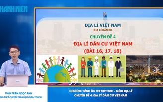 [ÔN THI THPT QUỐC GIA 2021] MÔN ĐỊA LÝ - CĐ 03: Địa lý dân cư Việt Nam