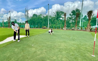 Cận cảnh sân tập golf rộng 3,5 ha “xịn” bậc nhất miền Nam tại Cần Thơ