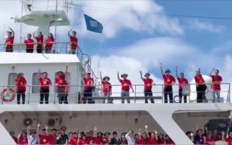 Đại biểu Hành trình Tuổi trẻ vì biển đảo quê hương: Tôi bất ngờ vì con tàu tiện nghi, hiện đại