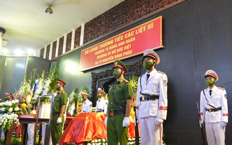 Tổ chức trọng thể lễ tang 3 liệt sĩ công an Hà Nội hy sinh trong lúc chữa cháy