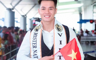 Đại diện Việt Nam lên đường sang Thái Lan dự thi 'Mister National Universe'