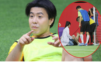 Akira Phan gặp chấn thương khi 'đối đầu' học trò tuyển thủ Nguyễn Minh Phương