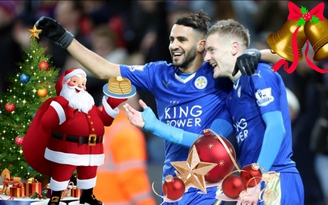 Vardy, Mahrez xuất hiện trong video mừng giáng sinh của Leicester City