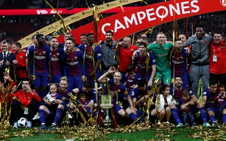 Đè bẹp Sevilla 5-0, Barcelona vô địch Cúp Nhà vua lần thứ 4 liên tiếp