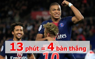 13 phút ghi 4 bàn, Mbappe khiến HLV tuyển Pháp cũng phải thán phục