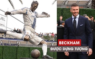 David Beckham được LA Galaxy dựng tượng hoành tráng tại Mỹ