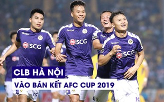 Thắng dễ Tampines Rovers 2-0, Hà Nội vào bán kết AFC Cup khu vực ĐNÁ