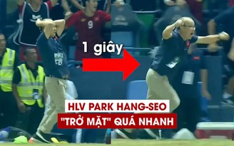 Anh Đức đánh đầu làm HLV Park Hang-seo 'trở mặt' chỉ trong 1 giây