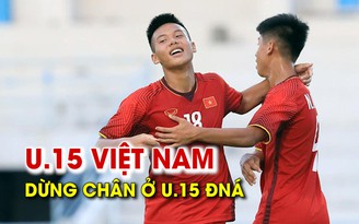 Lập siêu phẩm, U.15 Việt Nam vẫn dừng chân trước Malaysia ở bán kết