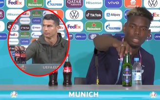 Pogba làm giống Ronaldo, hết nước ngọt rồi đến bia bị ra rìa không thương tiếc