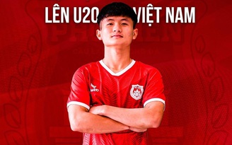 U.20 Việt Nam có thêm cầu thủ xuất sắc của Phố Hiến