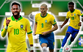 Đội hình tuyển Brazil vs Serbia: Neymar lĩnh xướng hàng công 'khủng' xứ Samba