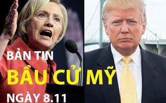 Bản tin bầu cử Mỹ 8.11: Donald Trump chỉ trích kết luận của FBI