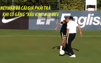 Hài hước: Neymar bẽ mặt vì cố “xâu kim” HLV Tite