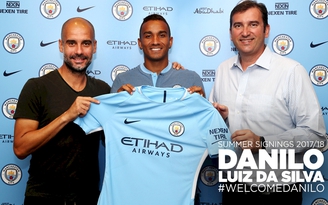 Chính thức: Hậu vệ Danilo gia nhập Manchester City từ Real Madrid