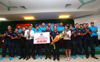 VFF mừng công vô địch Đông Nam Á của U.15 Việt Nam