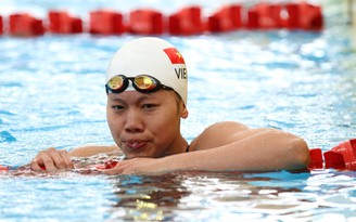 Nguyễn Thị Ánh Viên dẫn đầu vòng loại 100m ngửa nữ