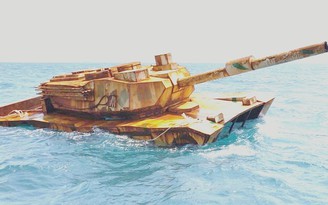 Xe tăng nổi 'lai Mỹ-Trung' bí ẩn đã được hải quân Indonesia tìm ra
