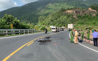Tai nạn ở Phú Yên, 2 người tử vong tại chỗ sau cú va chạm với xe tải