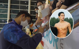 CĐV Việt Nam vây kín xin chữ ký chàng trai 'cực phẩm' tuyển bơi Thái Lan