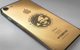 iPhone mạ vàng hình ông Donald Trump dành cho giới siêu giàu