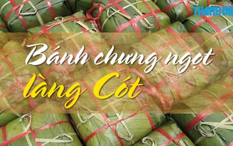 Bánh chưng ngọt làng Cót