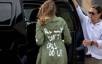 Đệ nhất phu nhân Mỹ hé lộ bí ẩn về thông điệp trên áo khoác