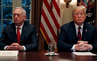 Giận dữ vì dư luận, Tổng thống Trump cho Bộ trưởng quốc phòng Mattis nghỉ sớm