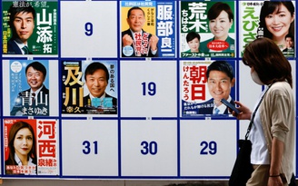 Cử tri Nhật Bản đi bầu cử sau vụ ông Abe bị ám sát